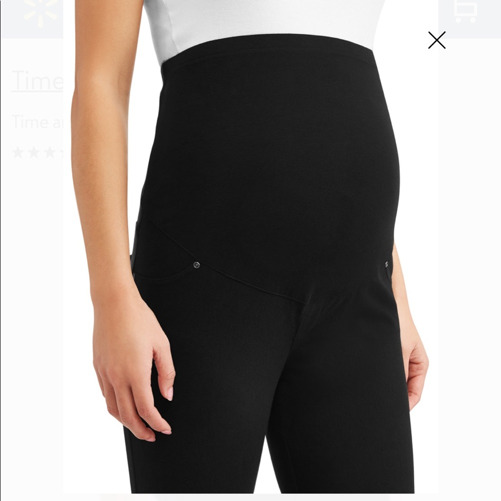 Skinny leg maternity pants